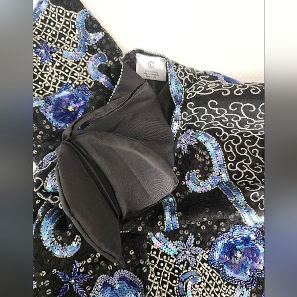 STARFISH mermaid embroidery embellish silk blouse - Picture 15 of 15